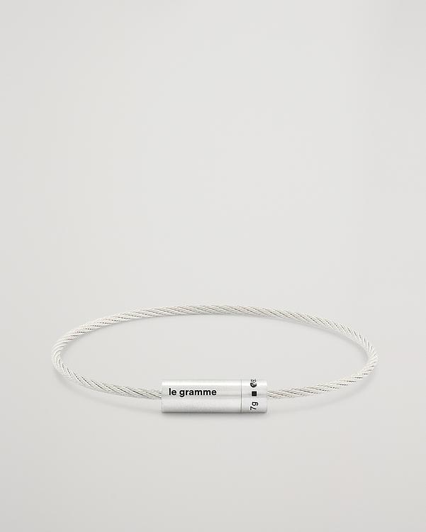 Grey bracelet from Le Gramme