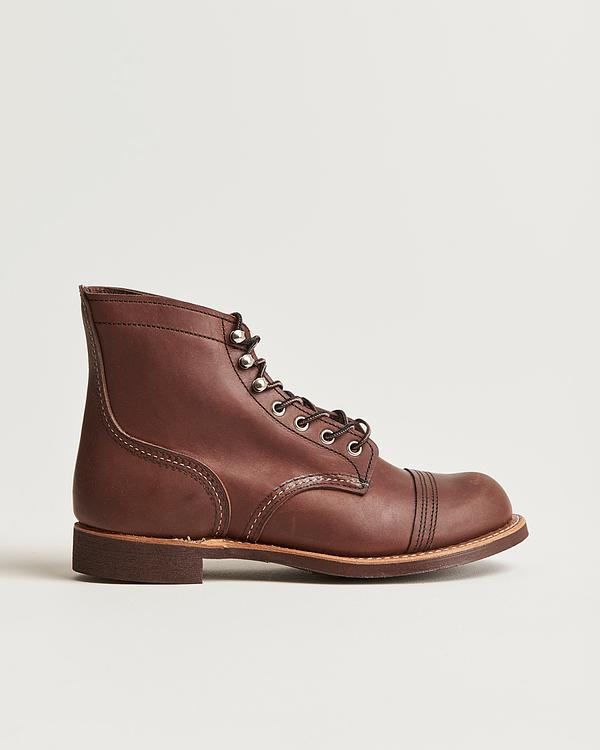 Brown lace-up boots from Red Wing Shoes
