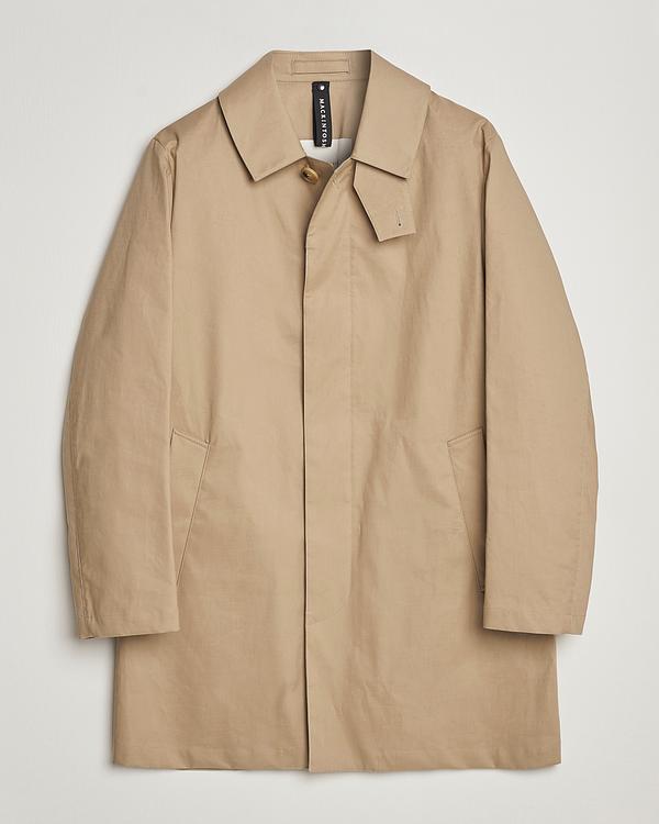 Taupe trench coat from Mackintosh