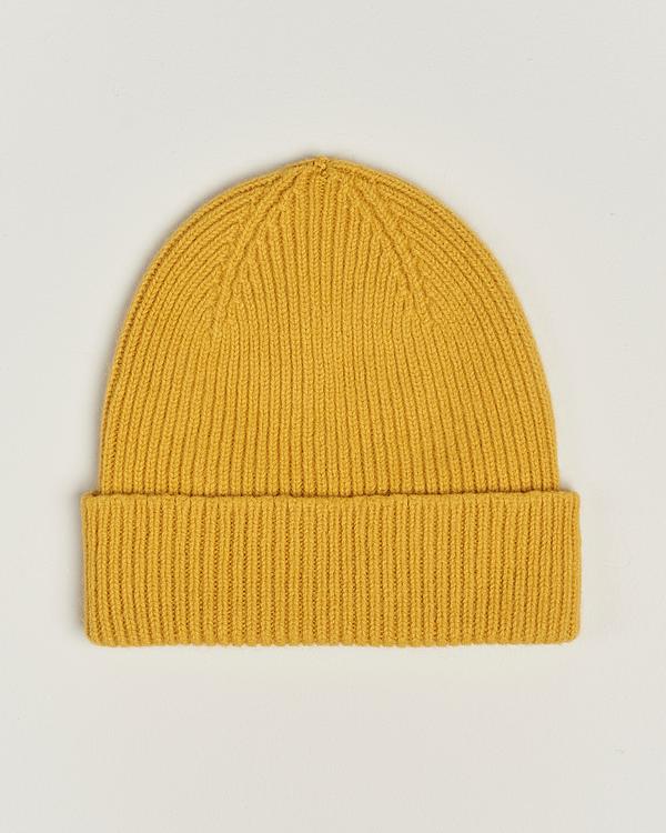 Yellow beanie from Le Bonnet