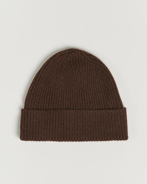 Dark brown beanie from Le Bonnet