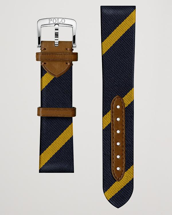 Striped dark blue watch strap from Polo Ralph Lauren