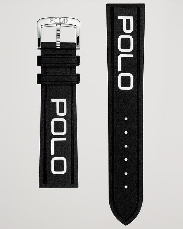 Print black watch strap from Polo Ralph Lauren