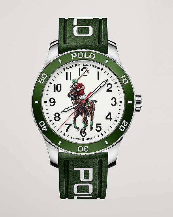 Print dark green watch from Polo Ralph Lauren