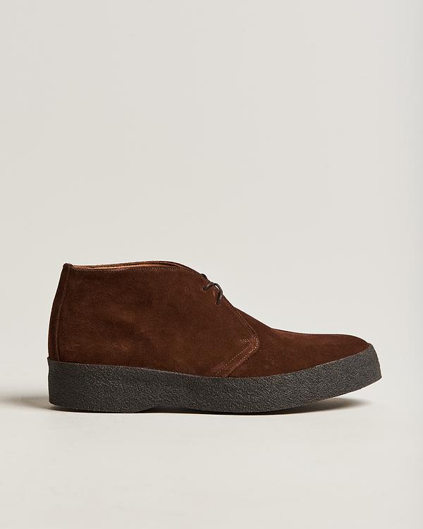 Dark brown chukka boots from Sanders