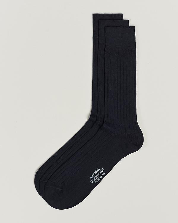 Dark blue socks from Amanda Christensen
