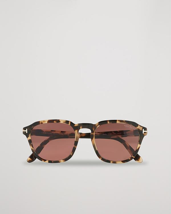Brown d-frame sunglasses from Tom Ford