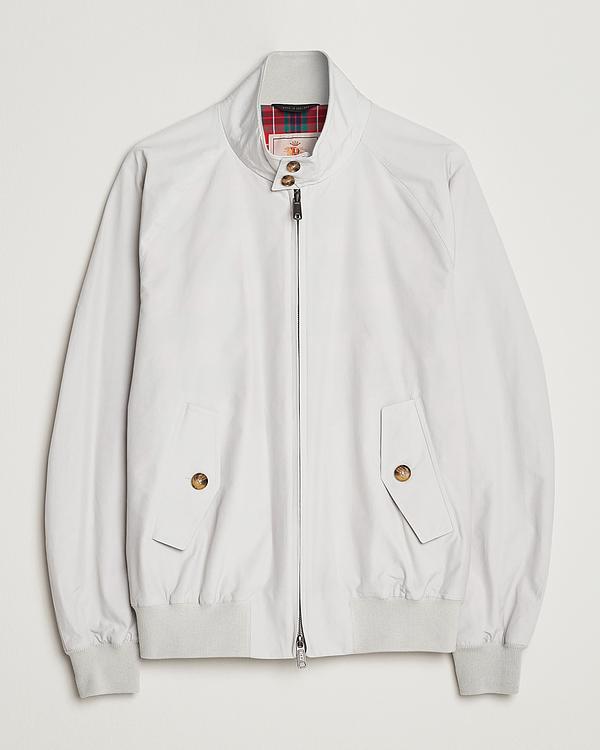 White casual jacket from Baracuta