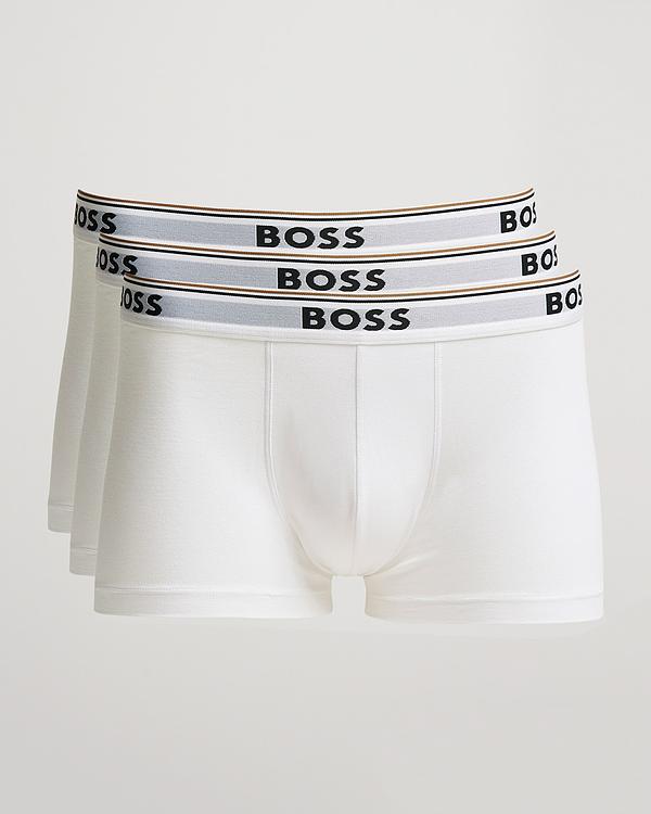 Print white boxer briefs from Boss Black