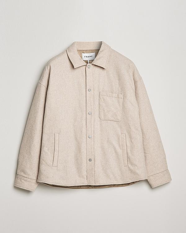 Beige overshirt from Frame
