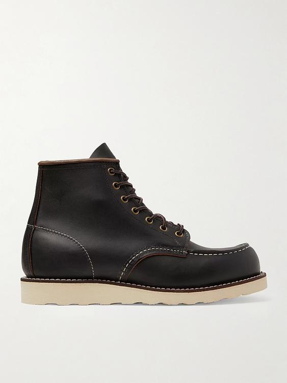 Black lace-up boots from Red Wing Shoes