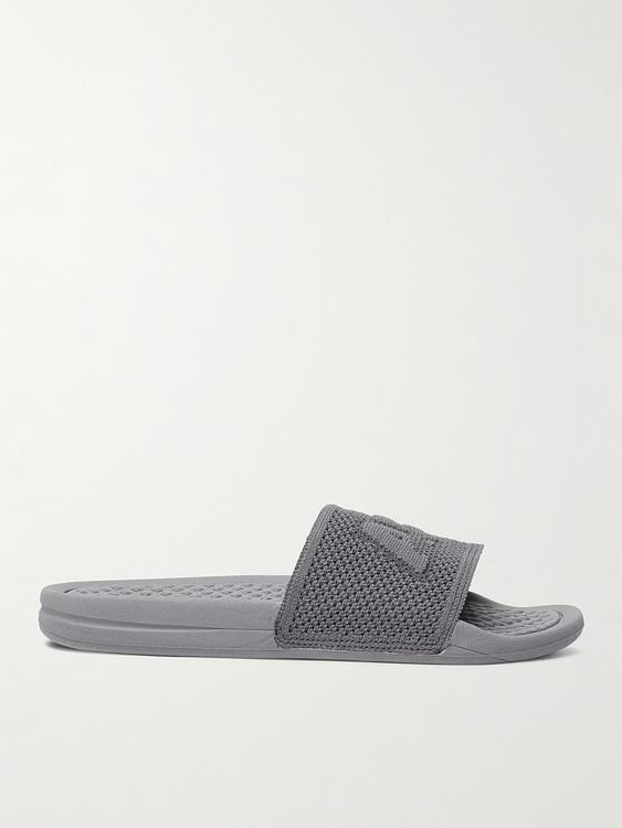 Grey slippers from APL Athletic Propulsion Labs