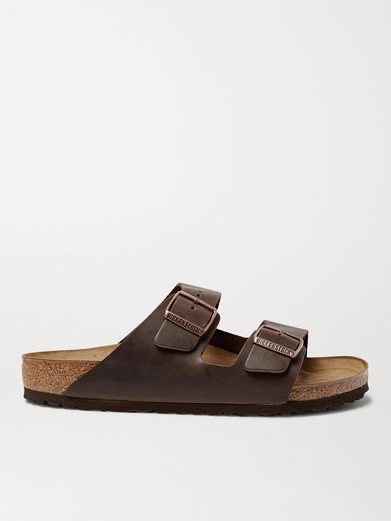 Dark brown sandals from Birkenstock