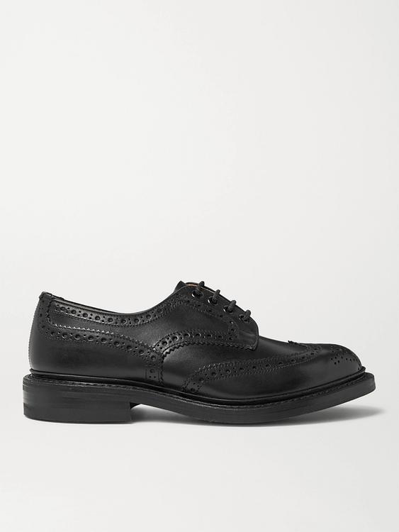 Dark grey brogues from Tricker's