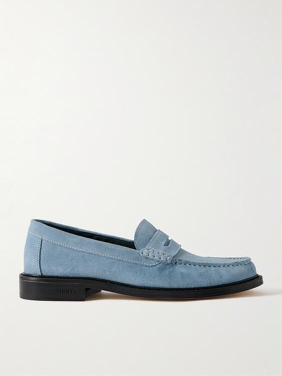 Blue loafers from VINNY's