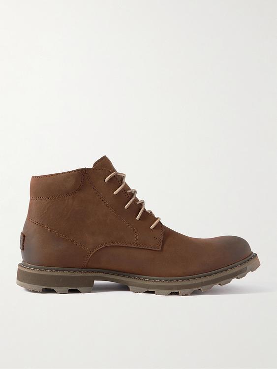 Brown lace-up boots from Sorel