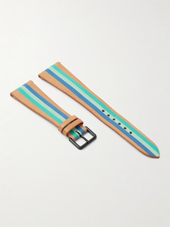 Striped multicolor watch strap from laCalifornienne