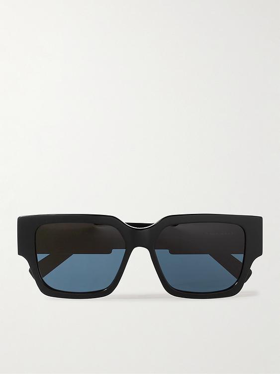 Black d-frame sunglasses from Dior Eyewear