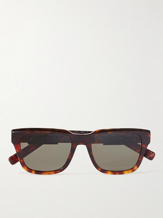 Dark brown d-frame sunglasses from Dior Eyewear