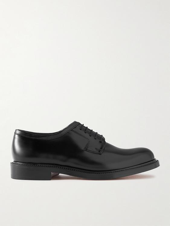 Dark grey derby shoes from Grenson