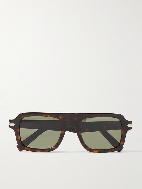 Dark brown d-frame sunglasses from Dior Eyewear