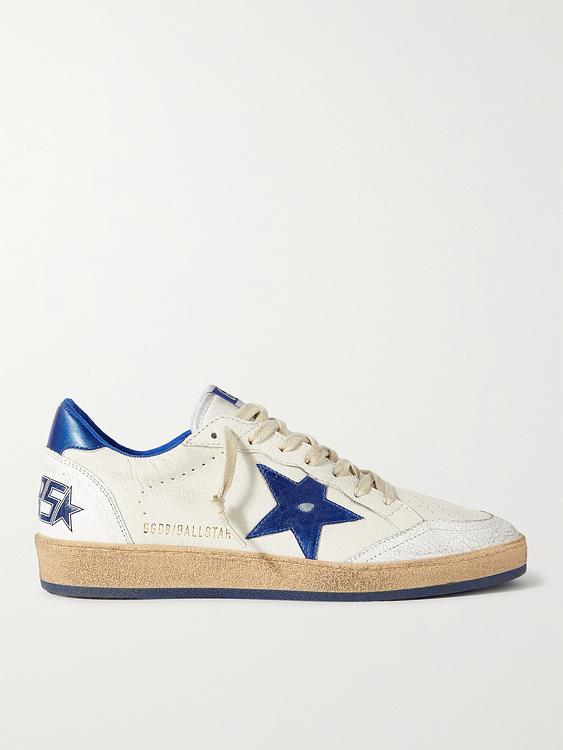 Print white sneakers from Golden Goose