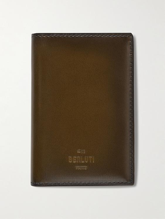 Dark brown wallet from Berluti