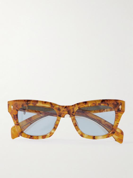Brown d-frame sunglasses from Jacques Marie Mage
