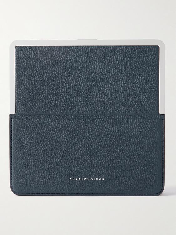 Dark grey wallet from Charles Simon