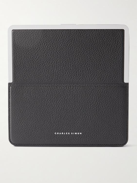 Dark grey wallet from Charles Simon