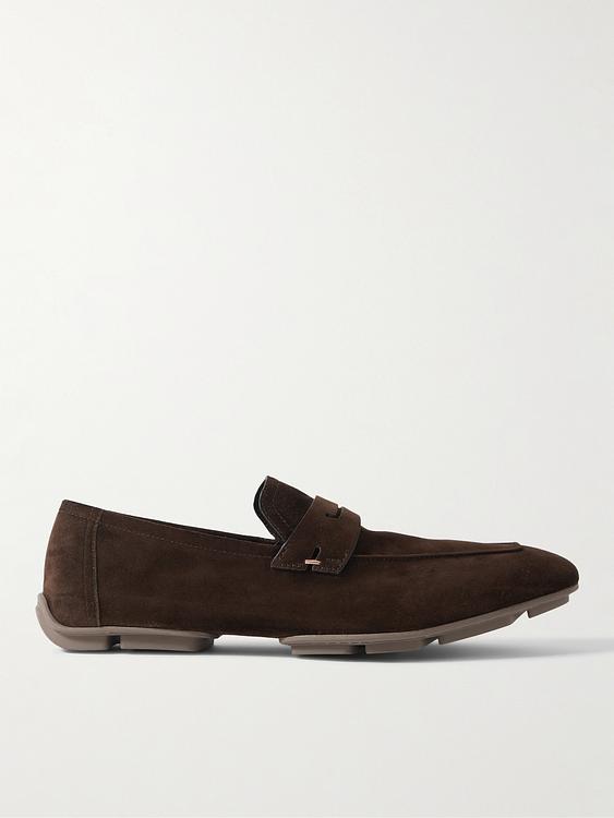 Dark brown loafers from Berluti