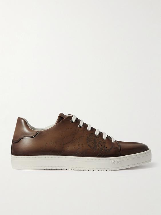 Brown sneakers from Berluti