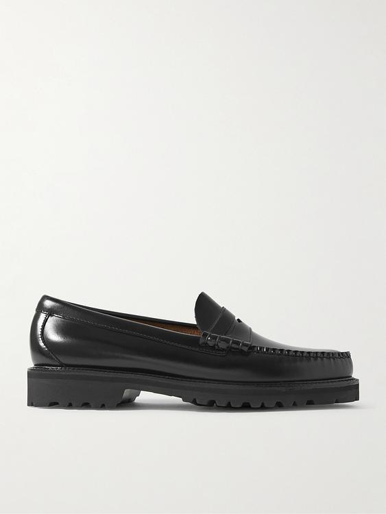 Black loafers from G.H. Bass & Co.