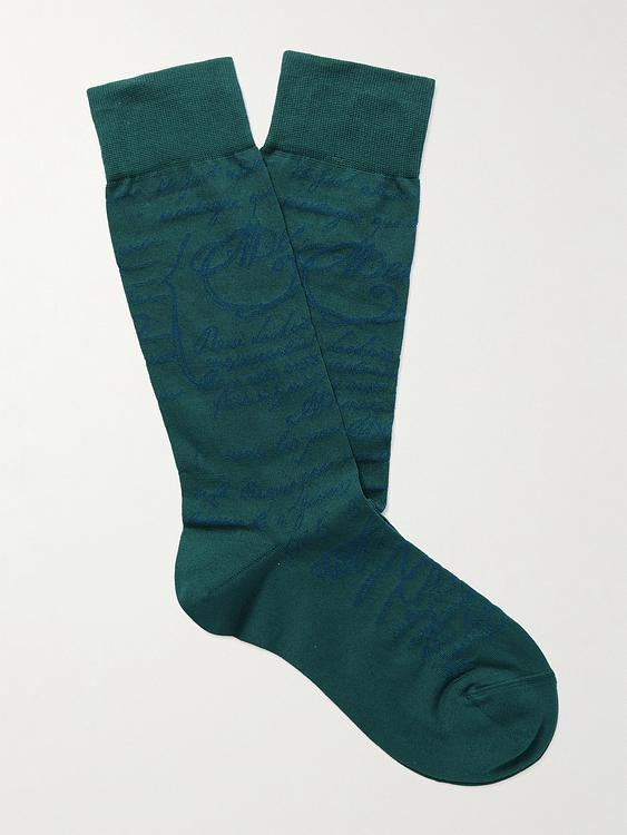 Dark green socks from Berluti
