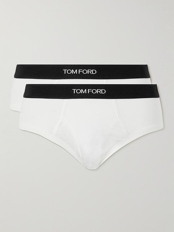 Print white briefs from Tom Ford