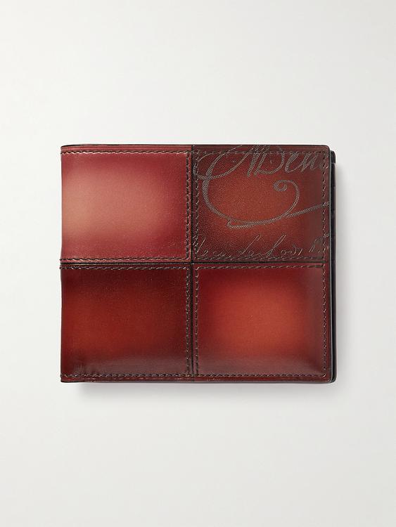 Dark red wallet from Berluti