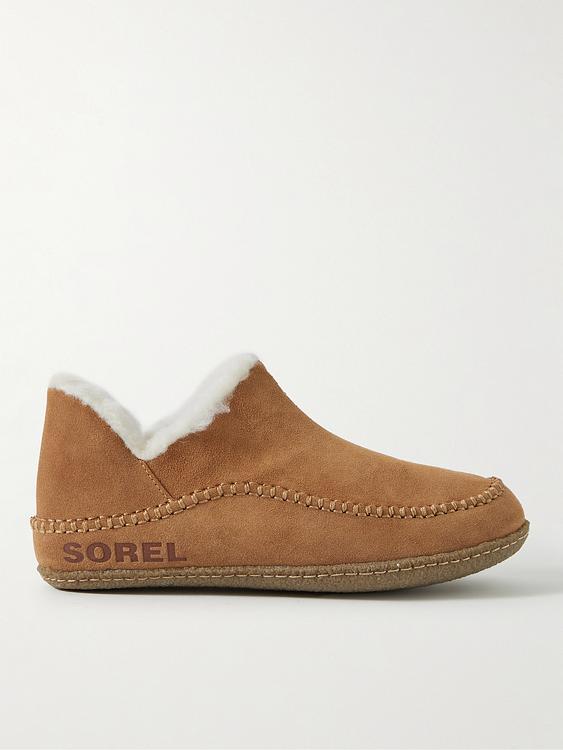 Brown slippers from Sorel