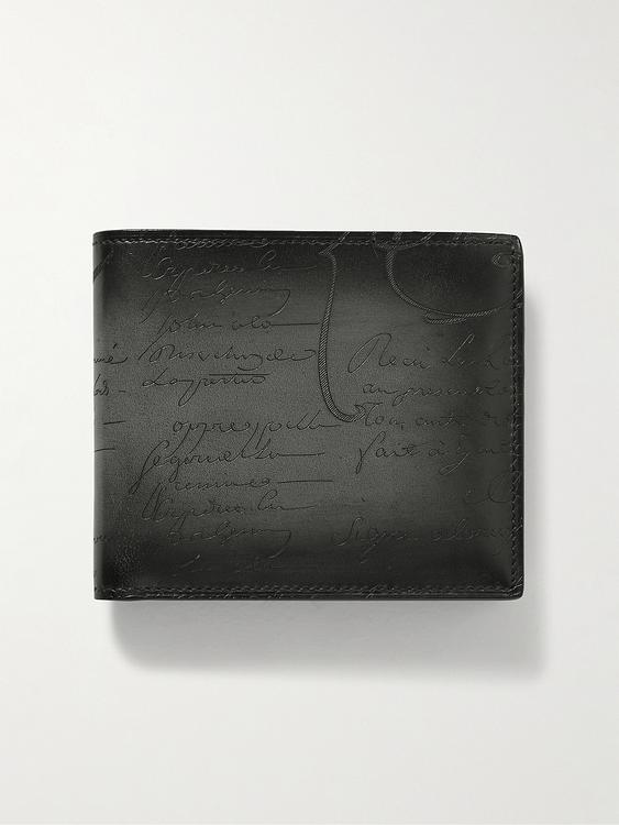 Dark grey wallet from Berluti