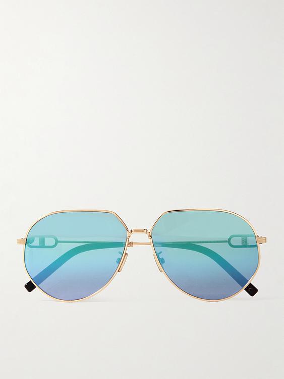 Blue d-frame sunglasses from Dior Eyewear