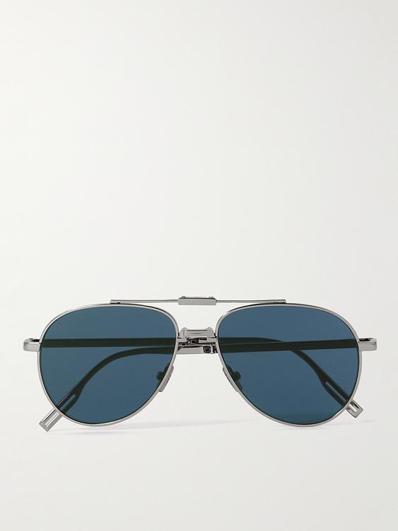 Grey d-frame sunglasses from Dior Eyewear
