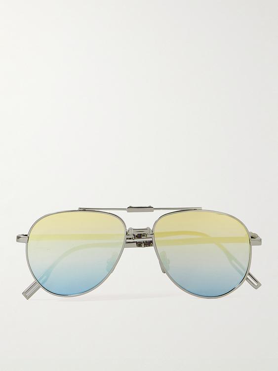 Grey d-frame sunglasses from Dior Eyewear