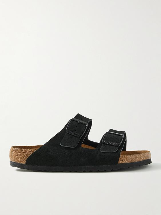 Black sandals from Birkenstock