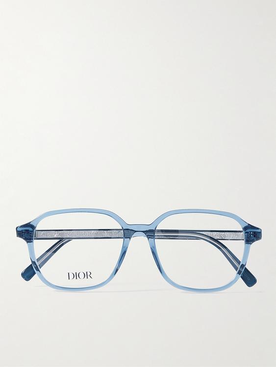 Light blue d-frame glasses from Dior Eyewear