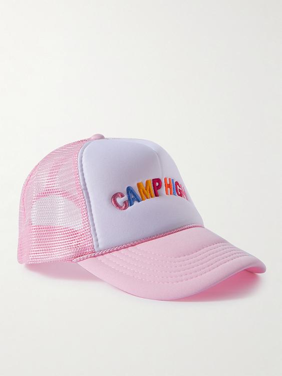 Print light pink cap from CAMP HIGH