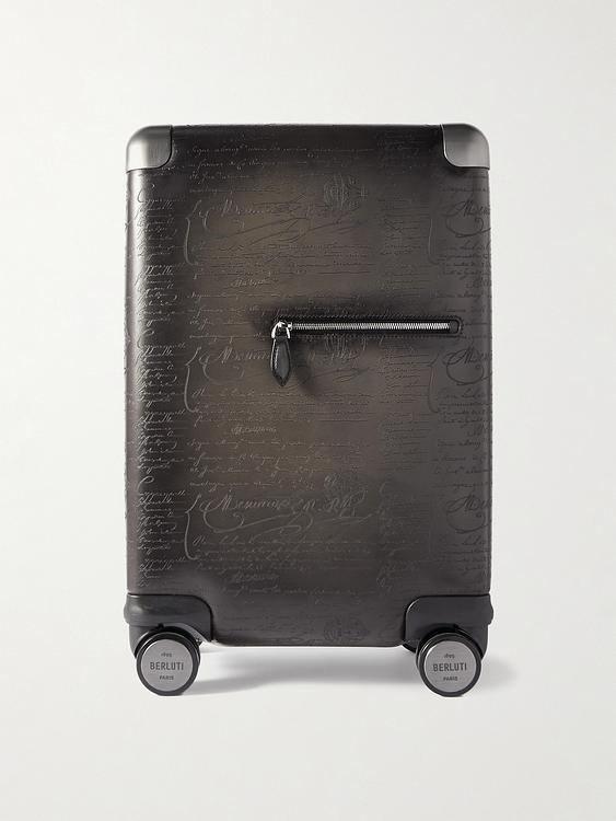 Dark brown suitcase from Berluti