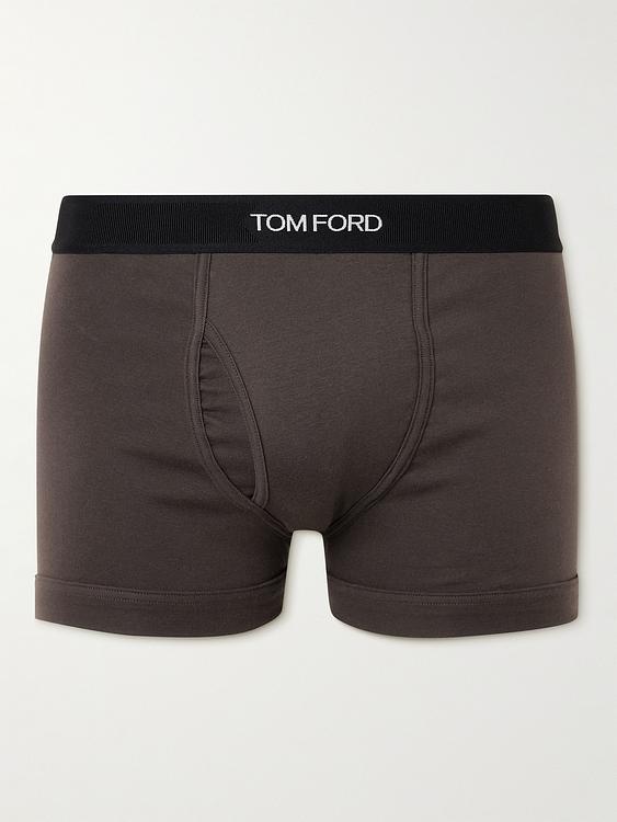 Dark brown boxer briefs from Tom Ford