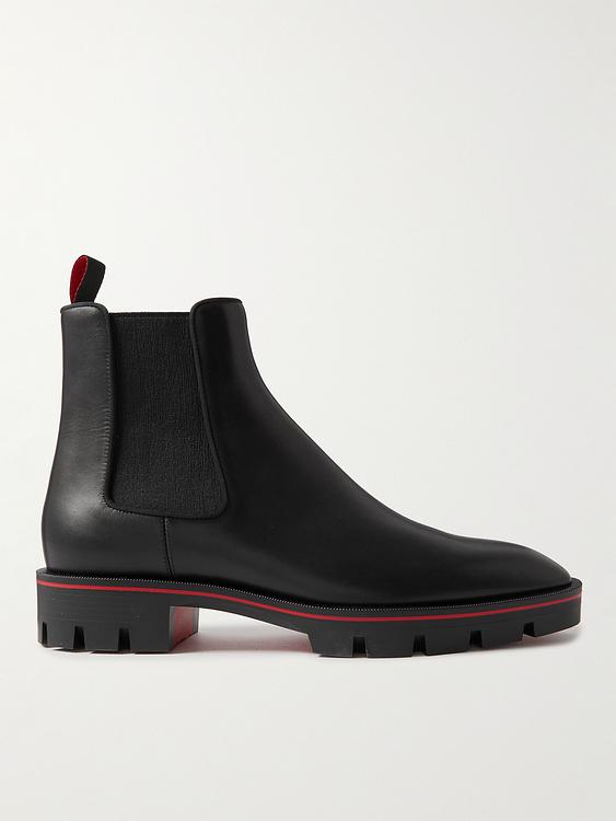 Black chelsea boots from Christian Louboutin