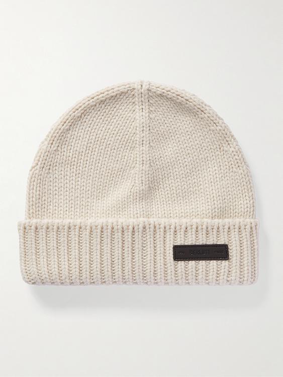 White beanie from Berluti