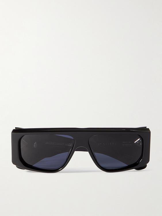 Black d-frame sunglasses from Jacques Marie Mage