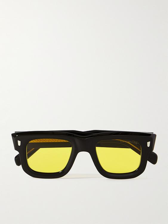 Yellow d-frame sunglasses from Cutler and Gross